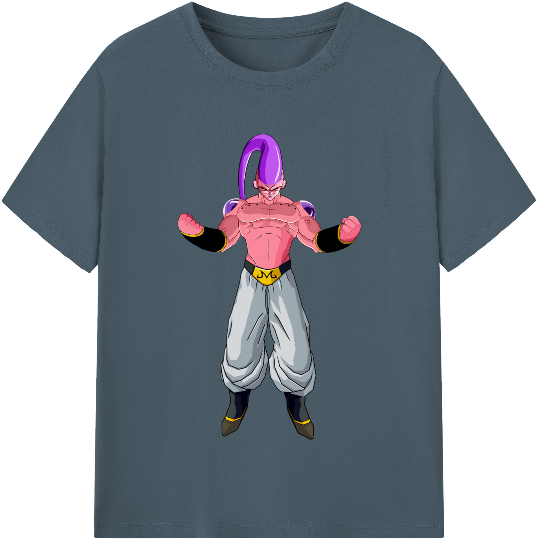 （画像用） ドラゴンボール 魔人ブウ DRAGON BALL Majin Buu 綿100％半袖Tシャツ（フロントプリント）